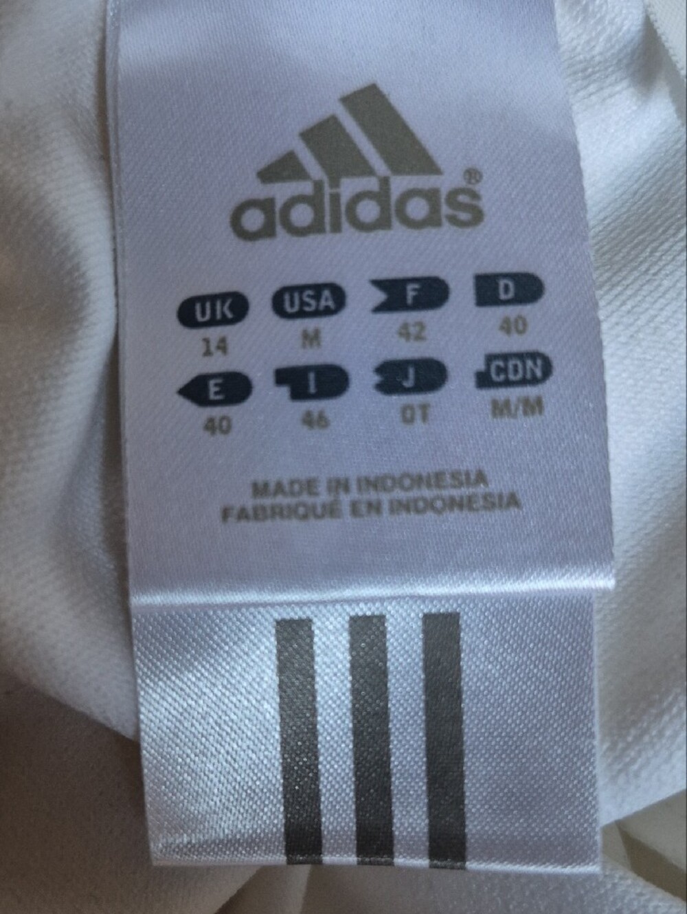 adidas White Capri Cargo Athletic Shorts - Picture 7 of 7